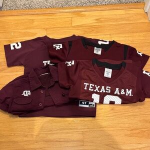Aggie Kids Maroon Shirts & Tops - size 2/3/4